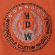 HDW Logo on Orange T-Shirt