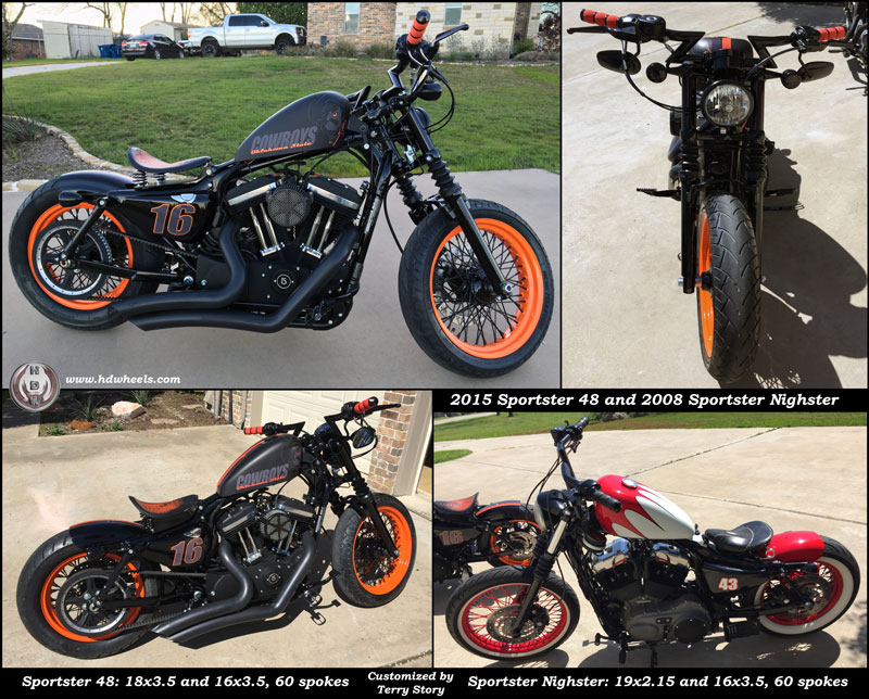Sportster 48 and Nighster by Terry Story
