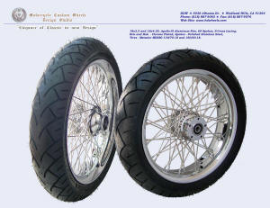 18x3.5 and 18x4.25, Apollo-SL, S-Cross, Chrome, Tires