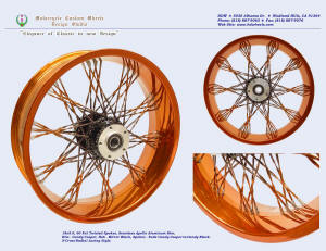 18x5, Apollo, S-Cross-Radial, Fade Fat Twisted spokes, Candy Copper, Vivid Black