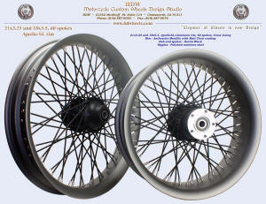 21x3.25 and 18x5.5, Apollo-SL, Anthracite Metallic with matte clear, Denim Black